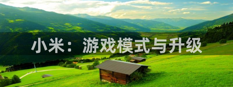 长征娱乐注册服务条款：小米：游戏模式与升级